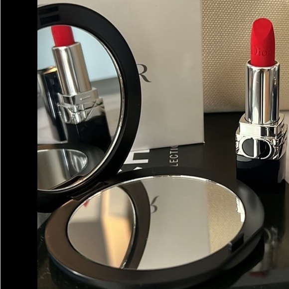 DIOR Compact✨ limited edition ✨ Pocket Mirror & VIP cosmetic clutch bag - Picture 3 of 10